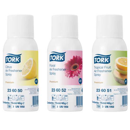 Tork A1 Mixed Pack Air Freshener Spray (Case)