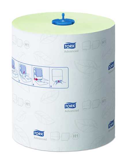 Tork H1 Matic 2ply Roll Paper Towel Green - 150m per roll - Case of 6 Rolls