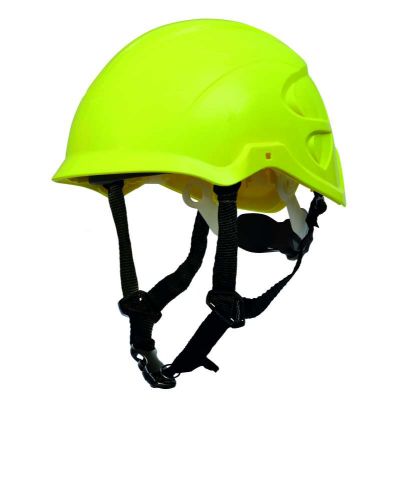 NEXUS SECUREPLUS HELMET in fluro yellow, featuring impact-resistance, comfort lining, and adjustable straps for safe riding.