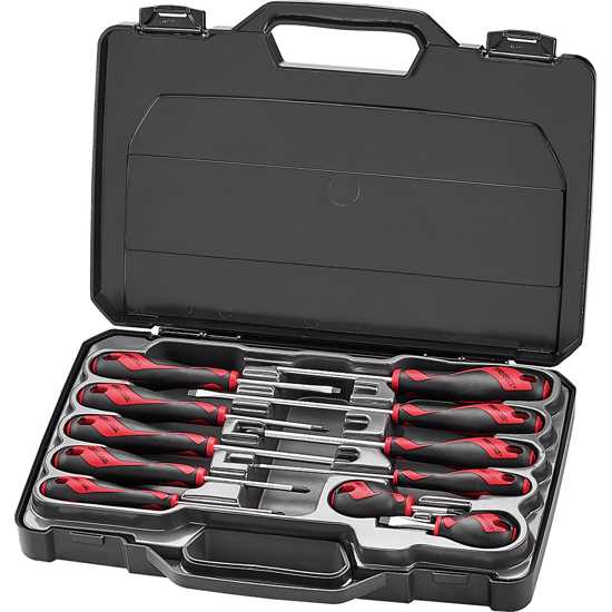 Teng 11pc TT - MV+ FL - PH - PZ - ROB Screwdriver Set (Each)