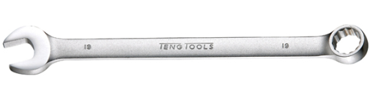 Teng 19mm Long Combination Spanner with 12-point ring head, designed for durability, precision, and better access in tight spaces.