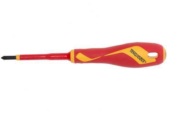 Teng MD 1000V VDE Screwdriver PZ - 1 x 80mm (Each)