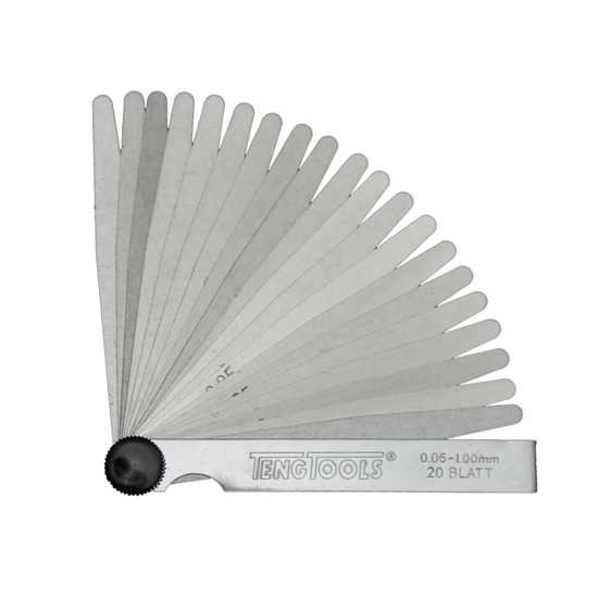 Teng 0.05 - 1.00 100mm 20 Blade Feeler Gauge (Each)