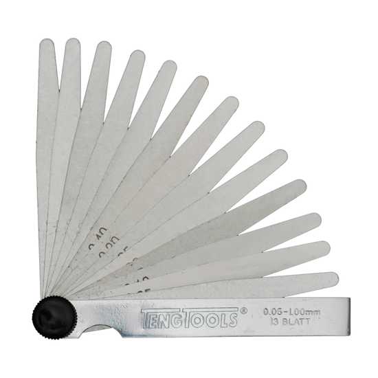 Teng 0.05 - 1.00 100mm 13 Blade Feeler Gauge (Each)