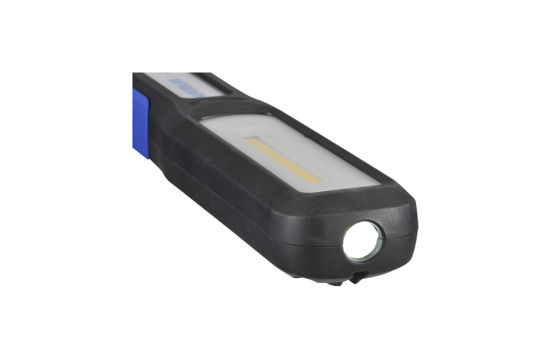 Narva ALS Rechargeable L.E.D Inspection Light with 500 lumens, featuring a rotating bracket, magnet, and 360° swivel hook.
