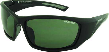 Prosafe Atacama Polarised sunglasses with adjustable fit, smoke lenses, and wraparound style for superior UV protection outdoors.