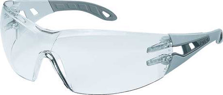 Uvex Pheos Clear THS safety goggles offering anti-fog clarity, comfort, and robust protection for various industries.