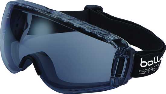 Bolle Pilot 2 Safety Goggle, Smoke Lens (Each)