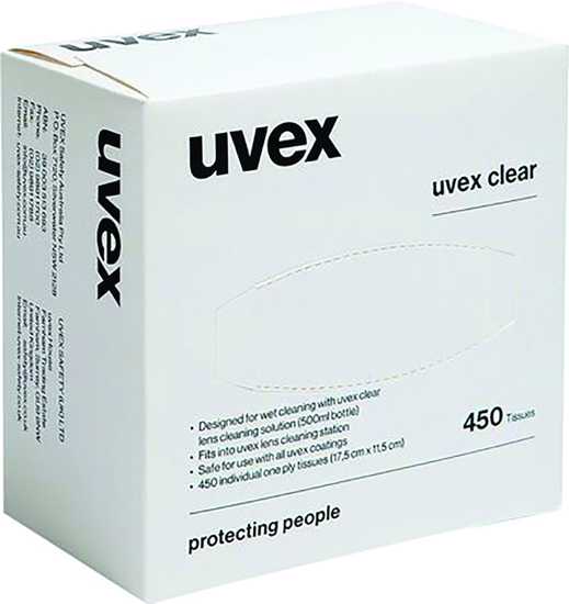 uvex Replacement Tissues for Lens Cleaning Station (Box of)