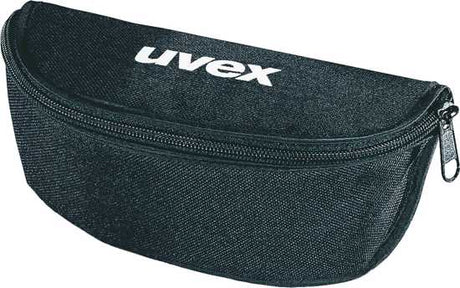 Durable UVEX Spec Case with belt loop for safe storage of UVEX eyewear and spare lenses, ideal for active lifestyles.