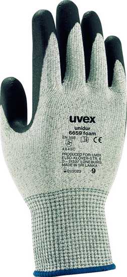 Uvex Unidur-6659 Foam Gloves-7 - 11-Pair