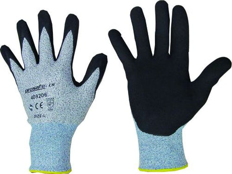 Cut-resistant gloves in size 9 with NFT coating for flexibility, breathability, and superior grip in various applications.