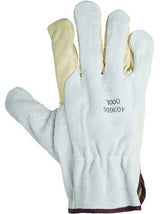 Prosafe Rigger G2 Gloves in sizes S-XL, featuring full grain leather palm and elasticised back for comfort and durability.