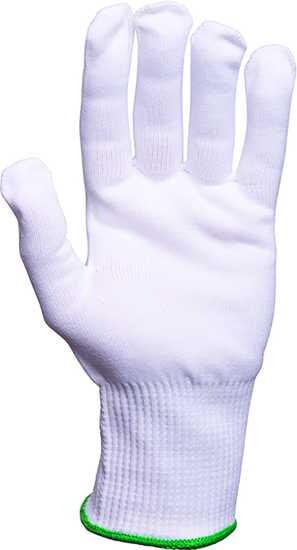 Durable medium weight nylon gloves for industrial tasks, featuring a reversible design for longevity and enhanced grip.