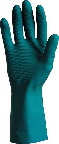 Prosafe Chemical Interface Nitrile Gloves in size 7-11, featuring embossed grip and 33cm cuff for superior dexterity and protection.