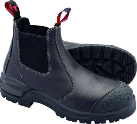 John Bull Eagle 4285 Safety Boots in black, size 11, featuring heat-resistant sole and advanced comfort technology.