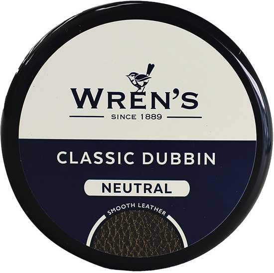 Wrens Dubbin 200ml jar for leather care, waterproofing, and nourishment of heavy-duty footwear.