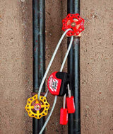 Master Lock S806CBL15 adjustable cable lockout, 4.5m long, lightweight thermoplastic, ideal for industrial safety applications.