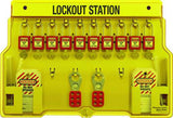 Master Lock 1483B Covered Lockout Station-Wall Mounted-10 Locks Capacity (Each)