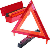 Bright reflective Narva Safety Triangle for roadside emergencies, ensuring visibility and safety for all vehicle types.