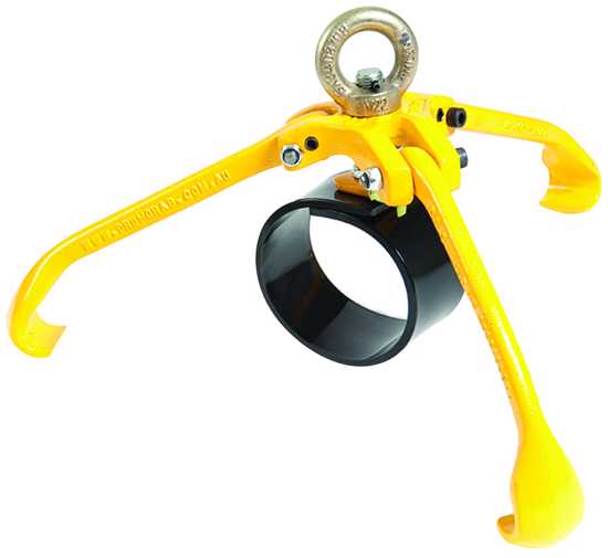 Robust DrumGrab Drum Lifter for 205L drums, lifts 1 tonne safely, self-centering design, Australian compliant, bright yellow finish.