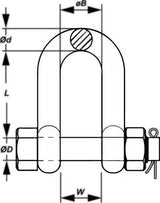 Bullivants Safety Dee Shackle 2.0T (Each)