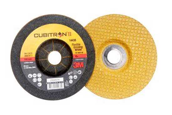 Flexible 125mm grinding disc by 3M, designed for fast and efficient metal grinding with enhanced adaptability and longevity.