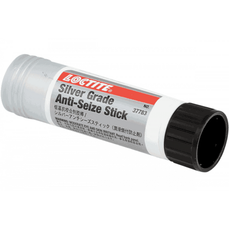 Loctite Silver Grade Anti-Seize Stick 37230, 20gm, a durable lubricant for extreme conditions, prevents seizing and corrosion.