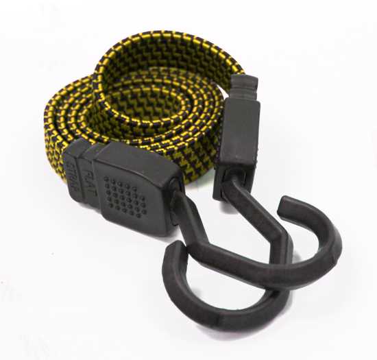 Aerofast Fat Strap Bungee 60cm with durable plastic hooks and 18mm stretch cord for secure load management.