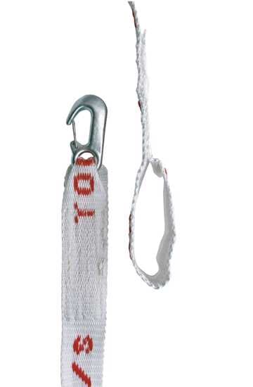 Aerofast Tow Rope 50mm x 4m, 4000kg capacity, UV resistant, heavy-duty forged hook for secure vehicle towing.