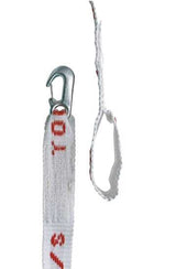 Aerofast Tow Rope 50mm x 4m, 4000kg capacity, UV resistant, heavy-duty forged hook for secure vehicle towing.