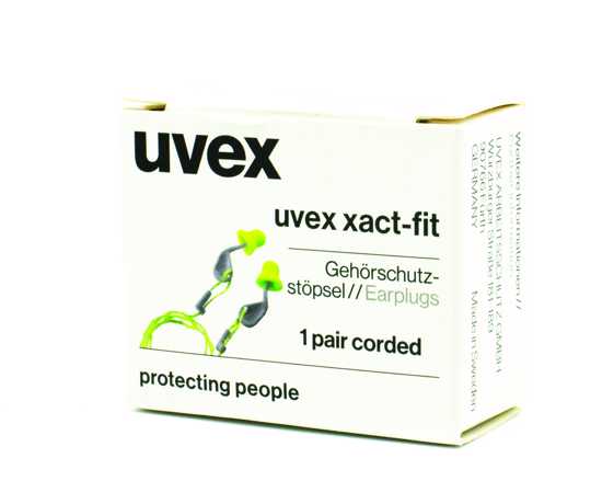 Uvex Xact-Fit Earplugs Class 4 (Pair)