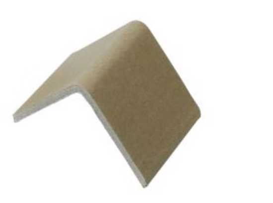 Natural kraft paperboard strapping guards, 50x50x5x40mm, eco-friendly & durable, protect products during shipping and storage.