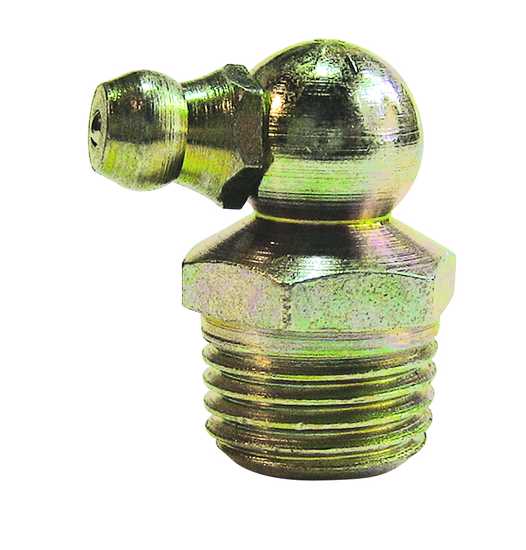 High-quality 90-degree grease nipples in a 10-pack, designed for efficient lubrication in tight spaces.