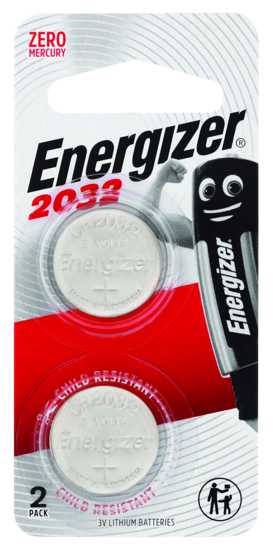 Energizer Coin 2032 2pk batteries for high-performance devices, eco-friendly, long-lasting power, ideal for everyday use.