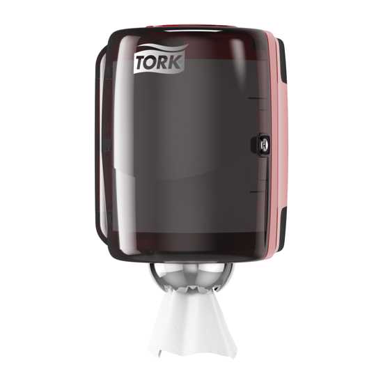 Tork M2 Centrefeed Paper Towel Dispenser Red/Black - Each