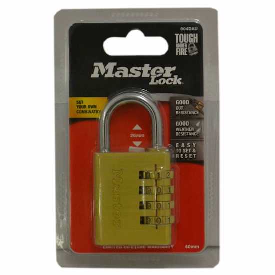 Master Lock Brass Combination Padlock 40mm (Each)