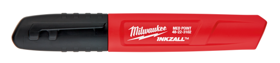 Milwaukee Inkzall Black Liquid Paint Marker - Pack of 2