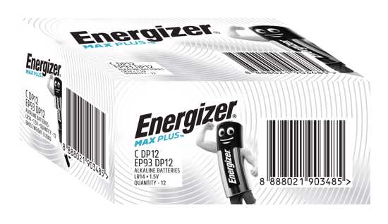 Energizer Max Plus Industrial C - 12 Pack (Each)