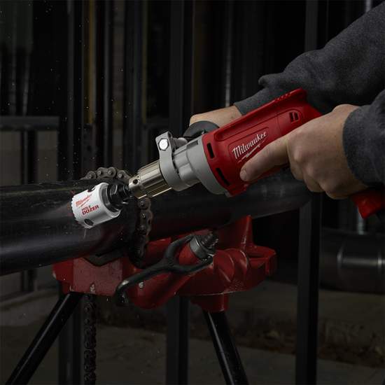 Milwaukee 60mm Holedozer holesaw blade features bi-metal construction and Rip Guard technology for durable and efficient hole cutting.