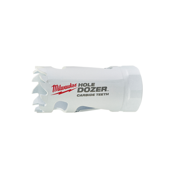 Milwaukee 25mm Holedozer Carbide Holesaw Blade designed for durability and fast cutting through tough materials.