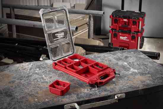 Milwaukee PACKOUT Low-Profile Compact Organiser-Each