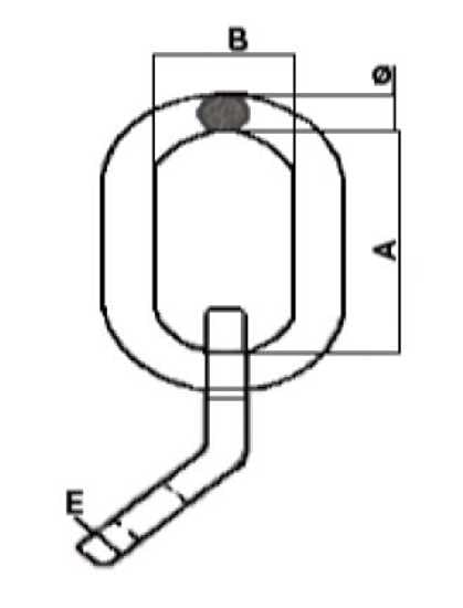 Bullivants Link Bracket M12, 1.0T (Each)