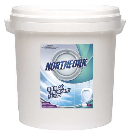 Northfork Urinal Deodorant Blocks 4Kg for powerful odor elimination in urinals, gym lockers, and various enclosed spaces.