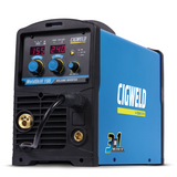 Cigweld Weldskill 155 multiprocess welder for MIG, Stick, and Lift TIG welding; compact, portable, and user-friendly design.