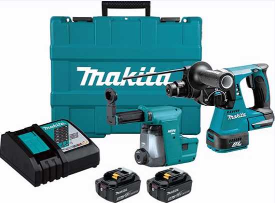 Makita 18V SDS Plus Rotary Hammer Kit DHR242RTEW-24mm (Each)