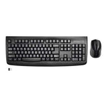 Kensington Pro-fit Wireless Keyboard & Mouse Set features spill-proof keyboard, 2.4GHz wireless, and ergonomic design for comfort and productivity.