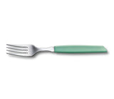 Mint-colored Victorinox Swiss Modern table fork, featuring a sleek design, durable stainless steel, and comfortable grip.