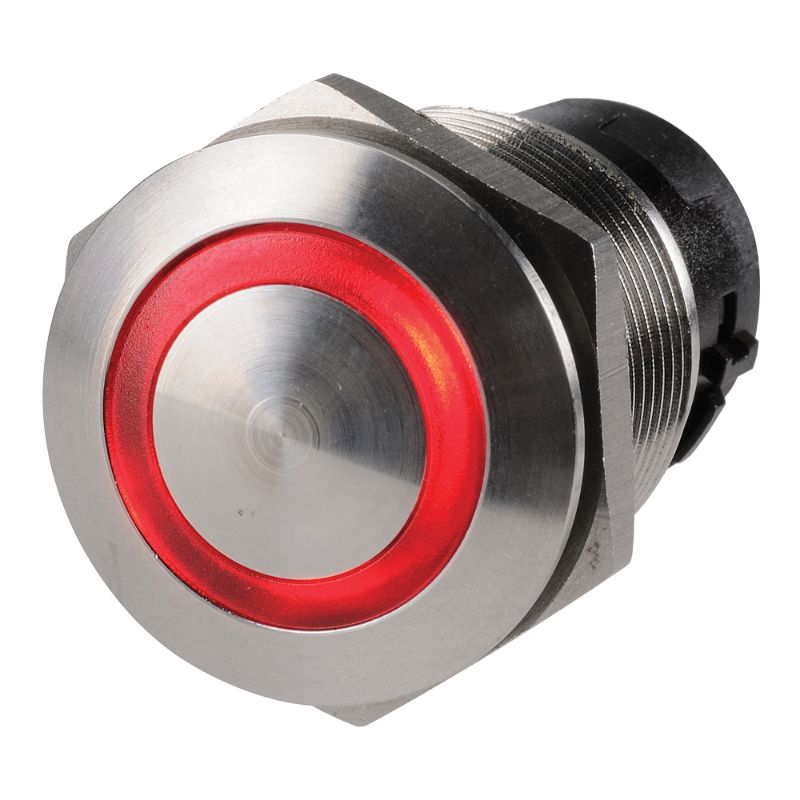 SWITCH OFF/ON PUSH BUTTON LED RED