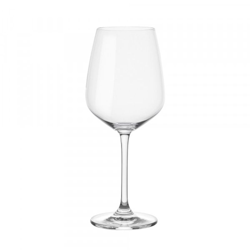 Set of 6 lead-free crystal wine glasses, 518ml each, featuring elegant design and superb clarity for wine enthusiasts.